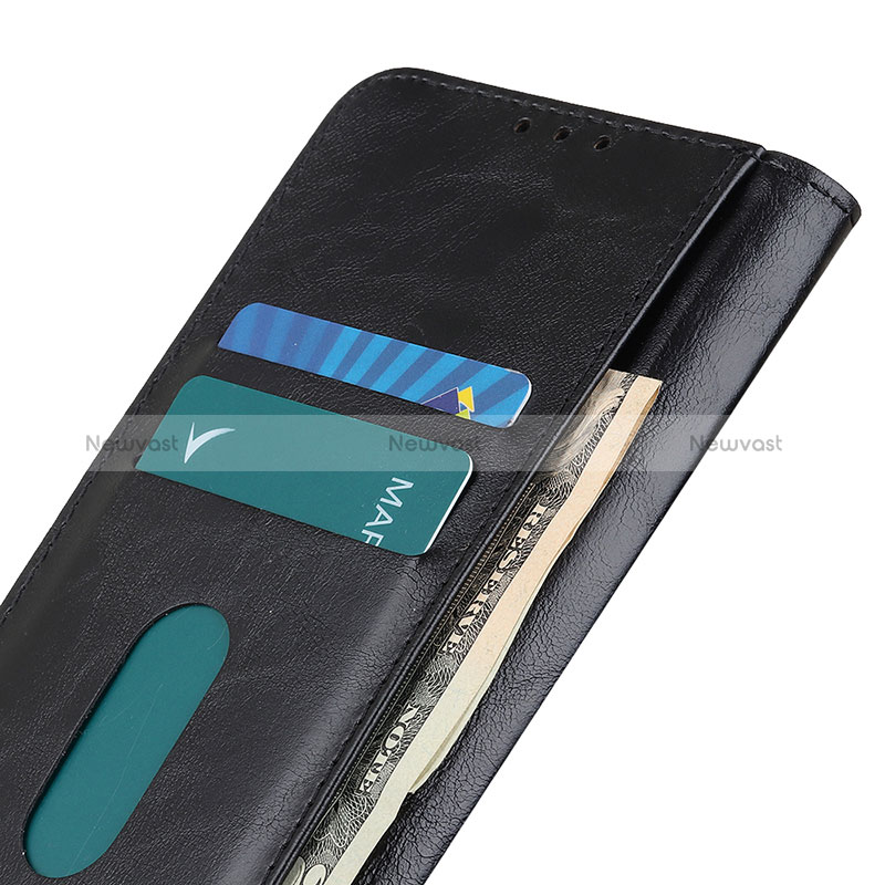 Leather Case Stands Flip Cover Holder D06Y for Oppo Reno5 Z 5G