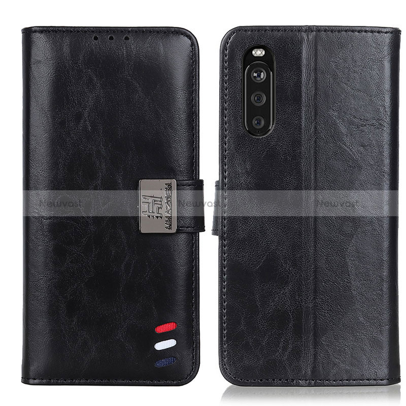 Leather Case Stands Flip Cover Holder D06Y for Sony Xperia 10 III SO-52B