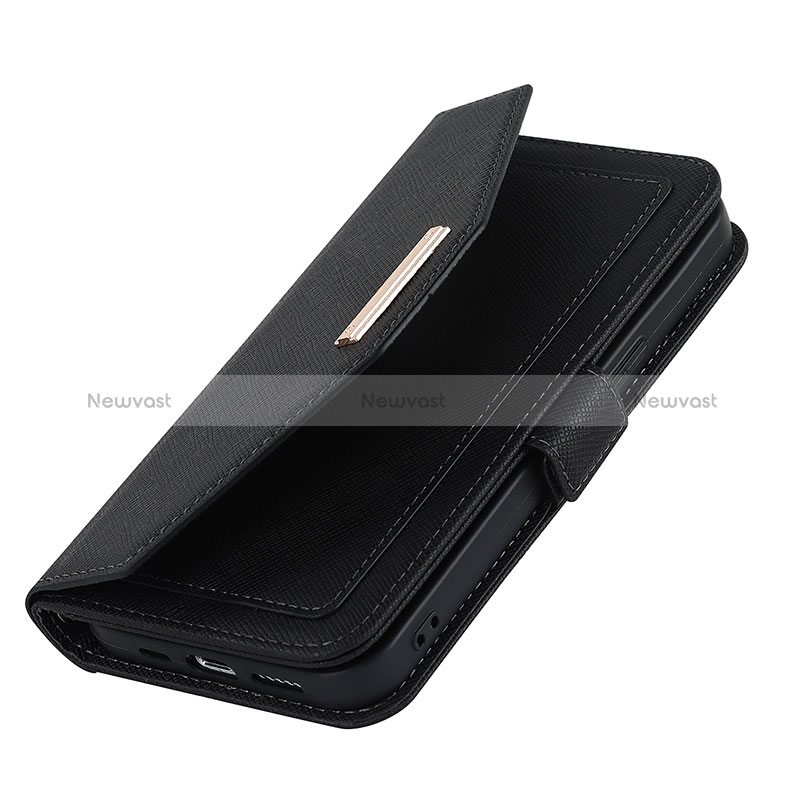 Leather Case Stands Flip Cover Holder D07T for Apple iPhone 13 Pro Max