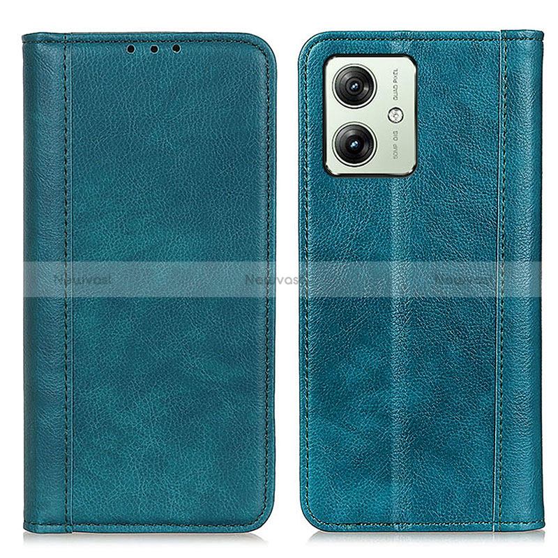 Leather Case Stands Flip Cover Holder D07Y for Motorola Moto G54 5G