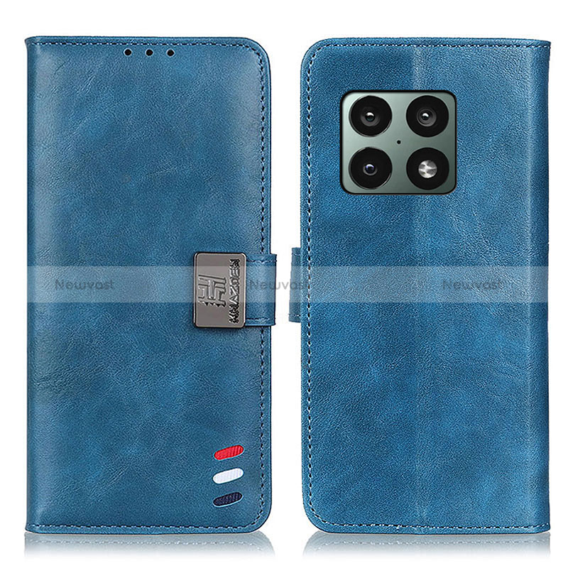 Leather Case Stands Flip Cover Holder D07Y for OnePlus 10 Pro 5G