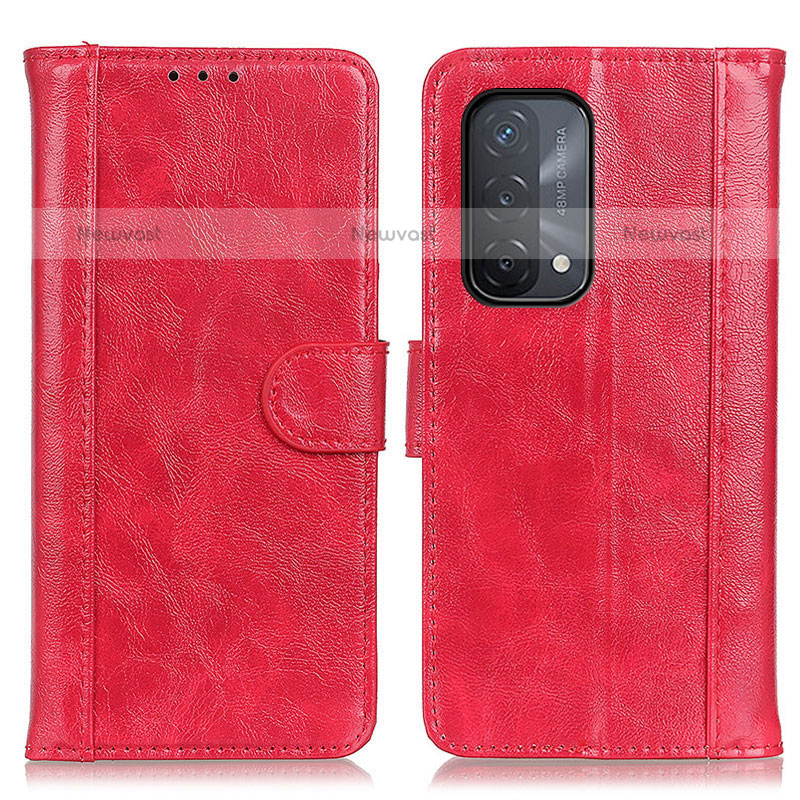 Leather Case Stands Flip Cover Holder D07Y for OnePlus Nord N200 5G