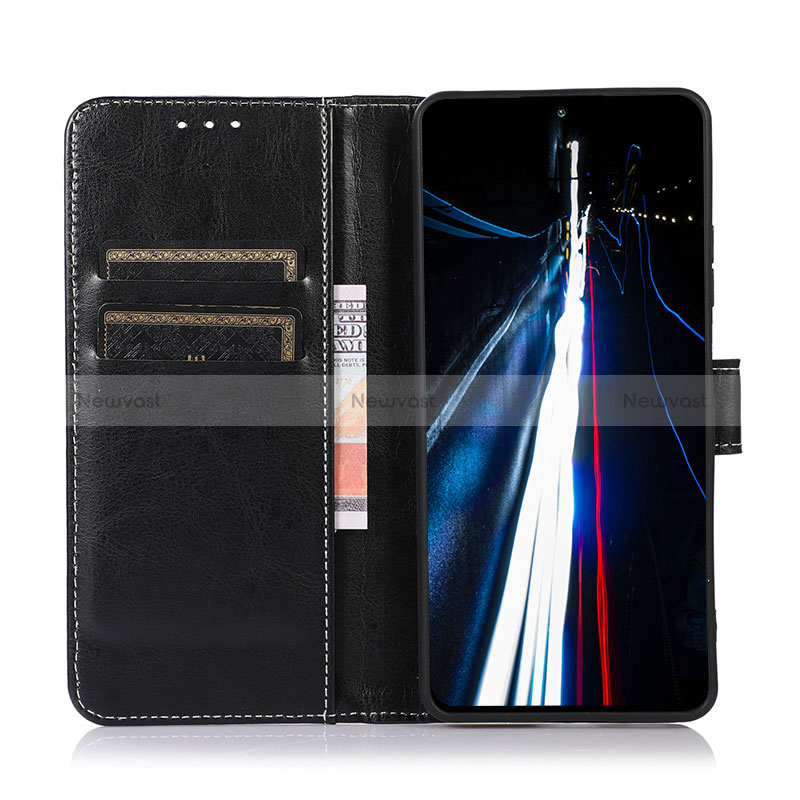 Leather Case Stands Flip Cover Holder D07Y for Oppo Reno5 Lite