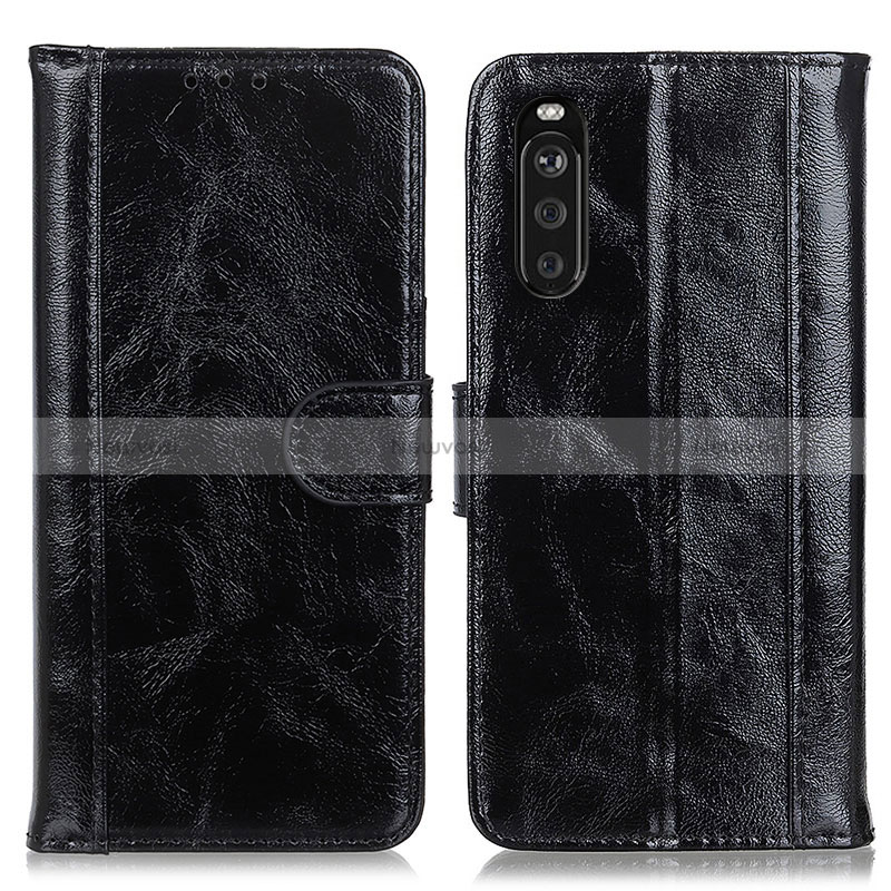 Leather Case Stands Flip Cover Holder D07Y for Sony Xperia 10 III SO-52B