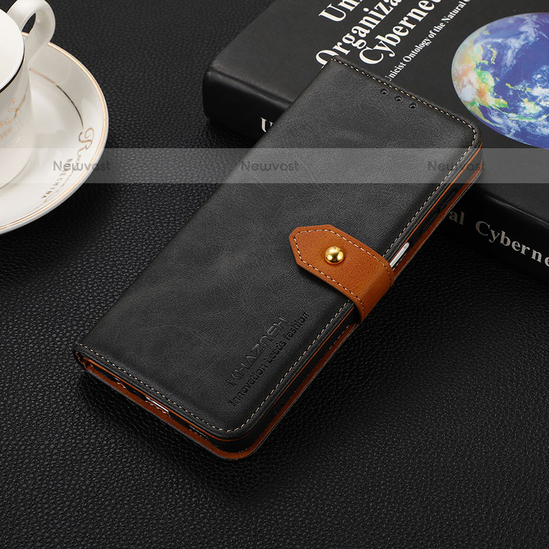 Leather Case Stands Flip Cover Holder D07Y for Xiaomi Poco C65