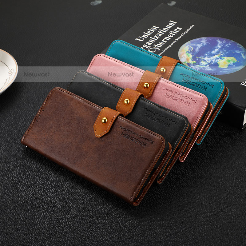 Leather Case Stands Flip Cover Holder D07Y for Xiaomi Poco C65