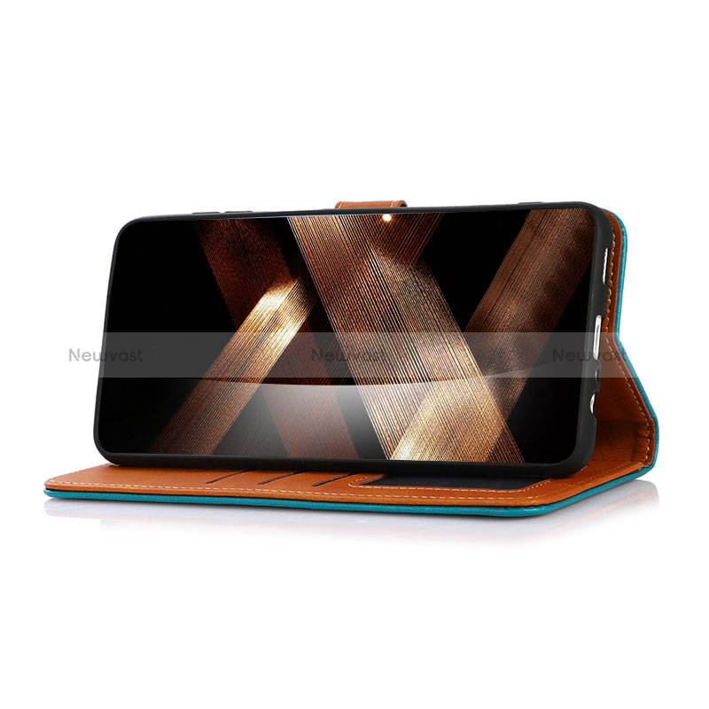 Leather Case Stands Flip Cover Holder D07Y for Xiaomi Redmi 13C