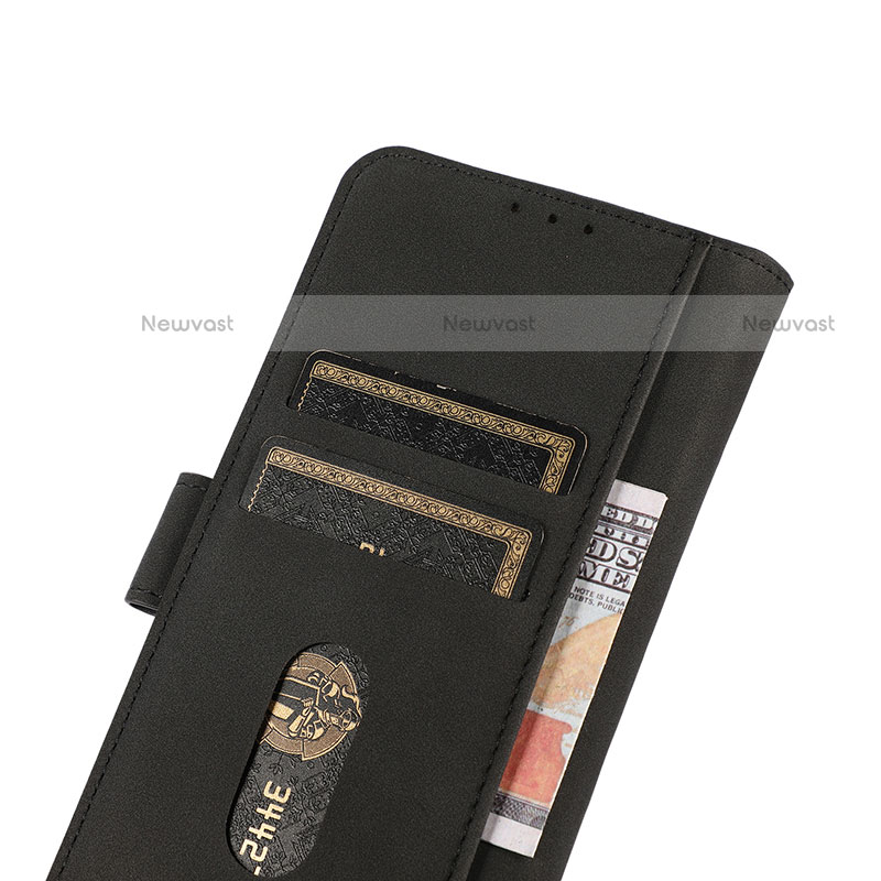 Leather Case Stands Flip Cover Holder D08Y for Motorola Moto E20