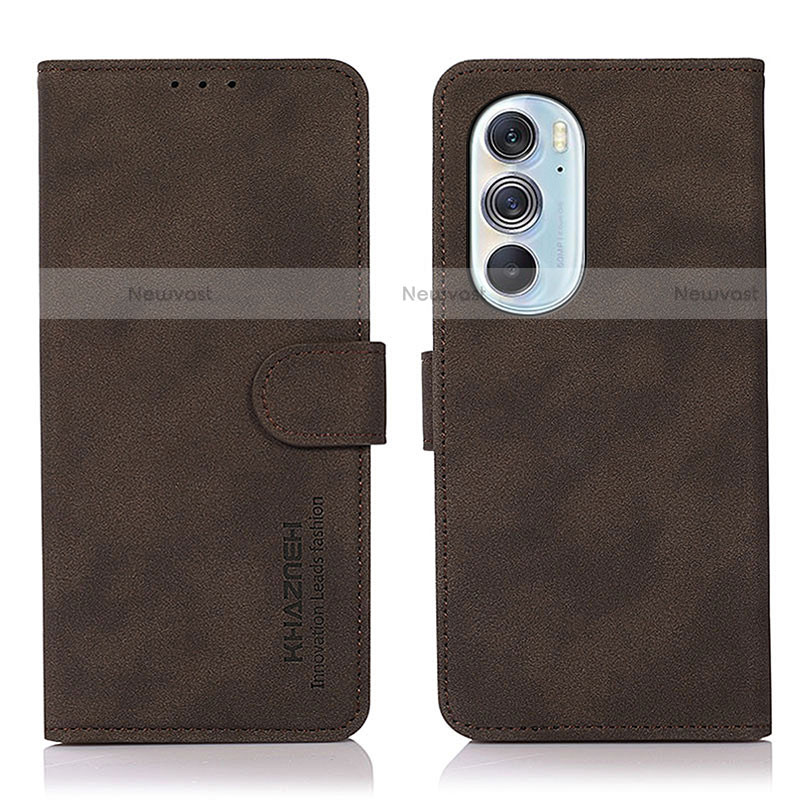 Leather Case Stands Flip Cover Holder D08Y for Motorola Moto Edge 30 Pro 5G