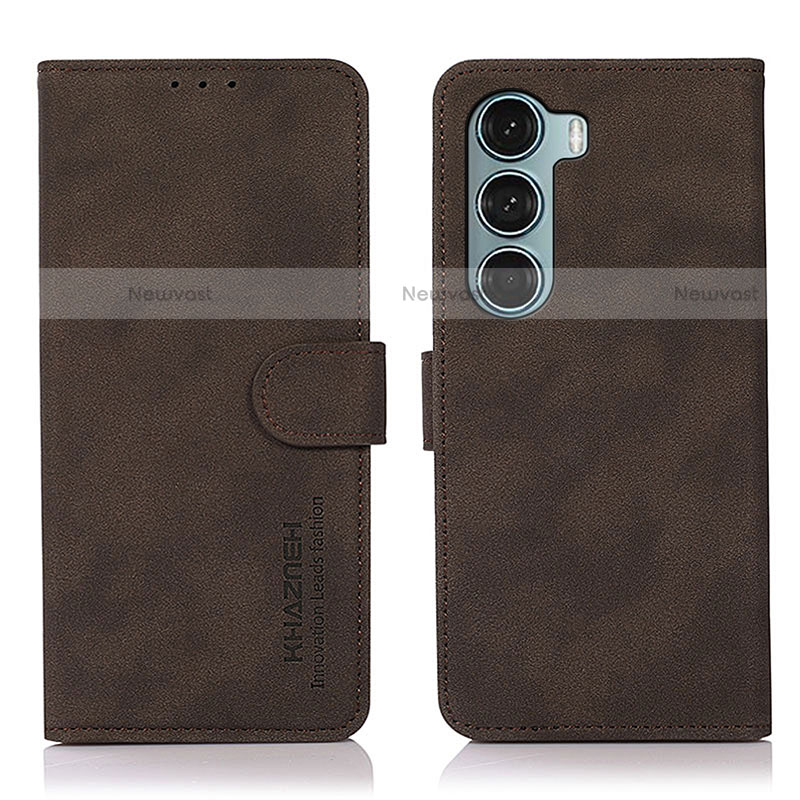 Leather Case Stands Flip Cover Holder D08Y for Motorola Moto Edge S30 5G