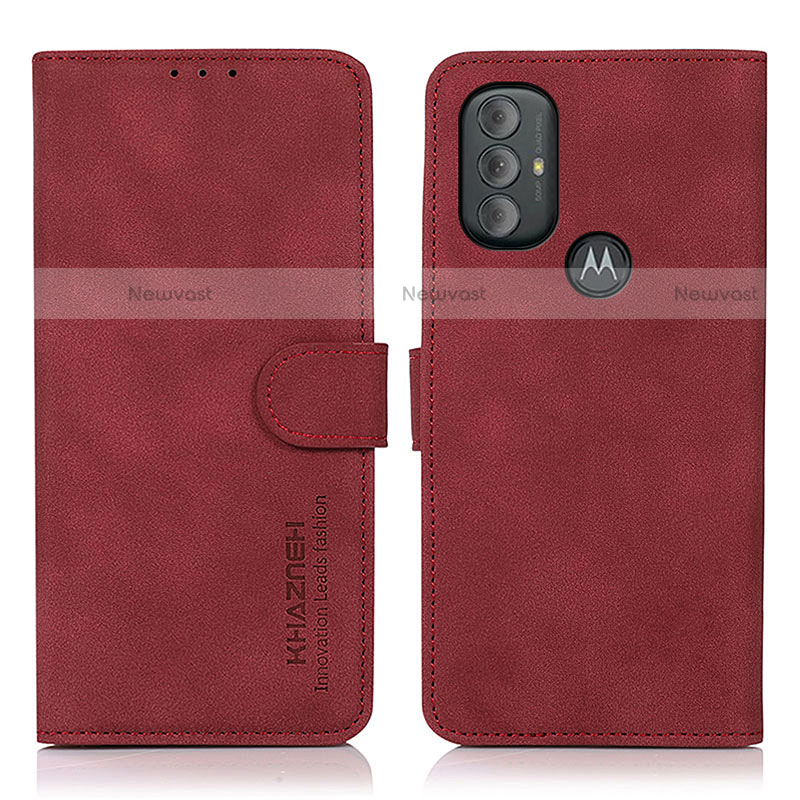 Leather Case Stands Flip Cover Holder D08Y for Motorola Moto G Play (2023)