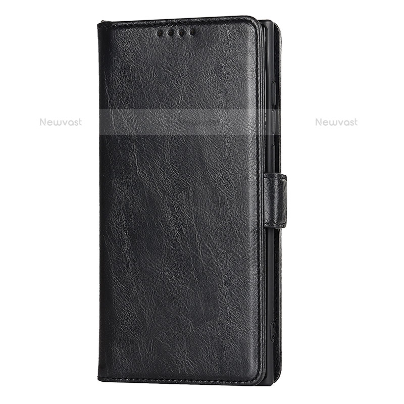 Leather Case Stands Flip Cover Holder D09T for Samsung Galaxy S23 Ultra 5G