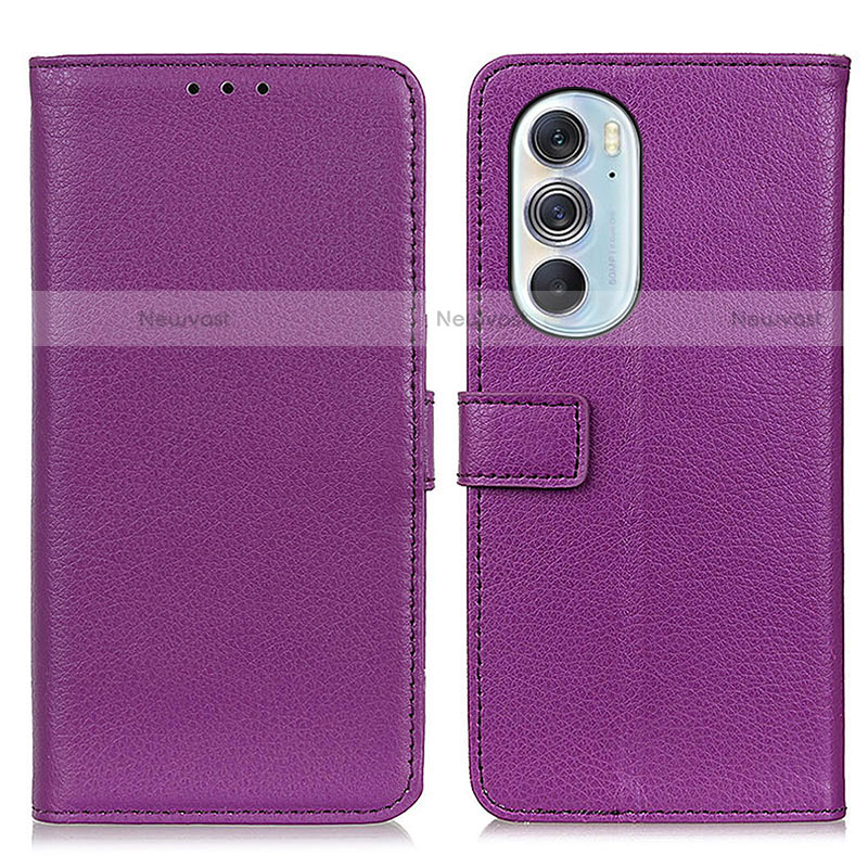 Leather Case Stands Flip Cover Holder D09Y for Motorola Moto Edge 30 Pro 5G