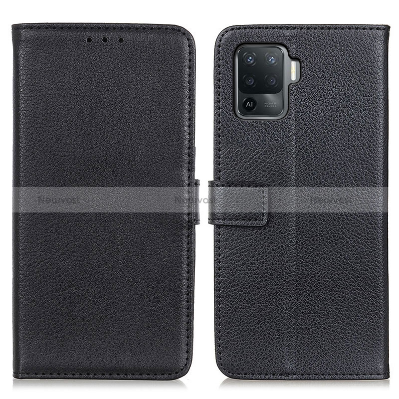 Leather Case Stands Flip Cover Holder D09Y for Oppo Reno5 F