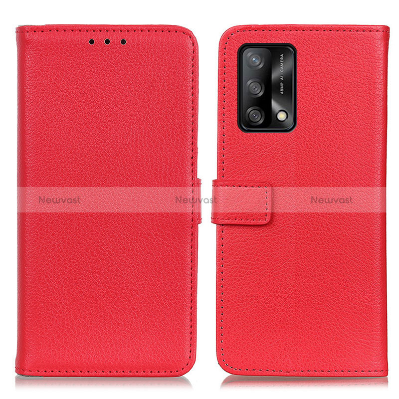 Leather Case Stands Flip Cover Holder D09Y for Oppo Reno6 Lite