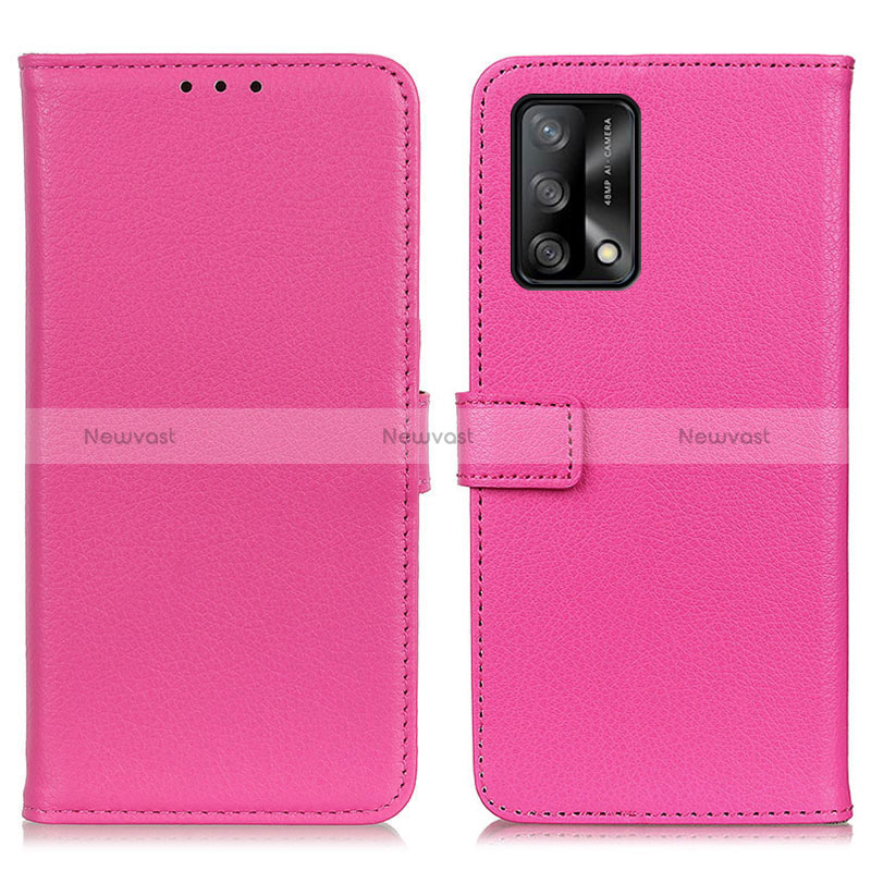 Leather Case Stands Flip Cover Holder D09Y for Oppo Reno6 Lite