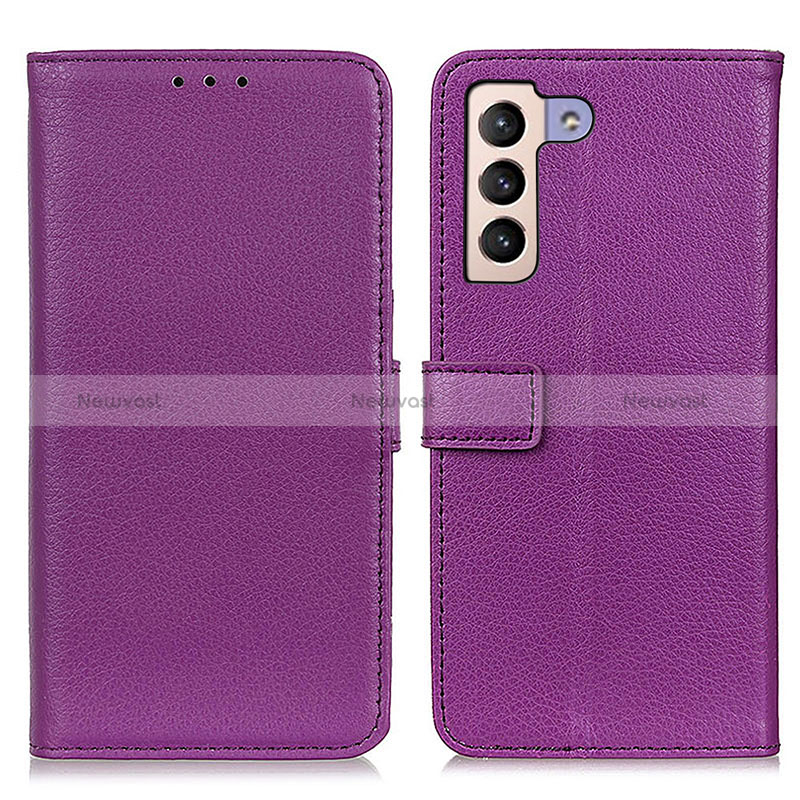 Leather Case Stands Flip Cover Holder D09Y for Samsung Galaxy S24 Plus 5G