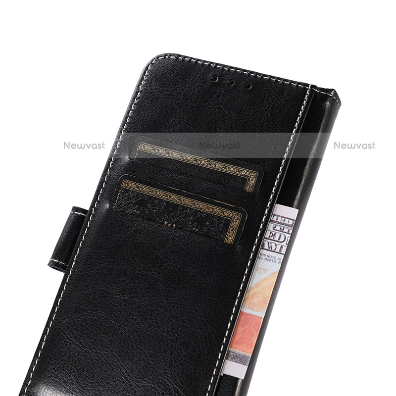 Leather Case Stands Flip Cover Holder D10Y for Motorola Moto E20