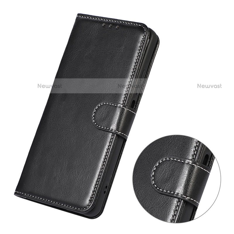 Leather Case Stands Flip Cover Holder D10Y for Motorola Moto E30