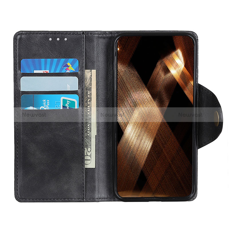 Leather Case Stands Flip Cover Holder D10Y for Motorola Moto G53 5G