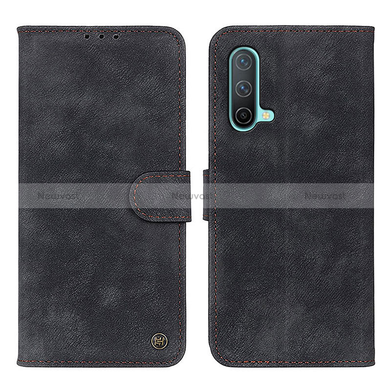 Leather Case Stands Flip Cover Holder D10Y for OnePlus Nord CE 5G