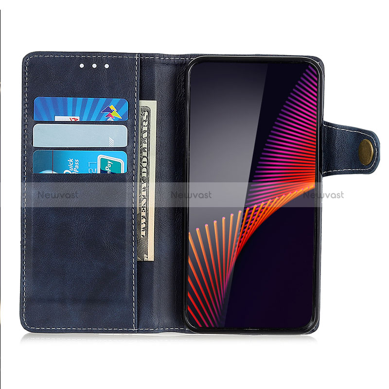 Leather Case Stands Flip Cover Holder D10Y for Realme 9 5G India