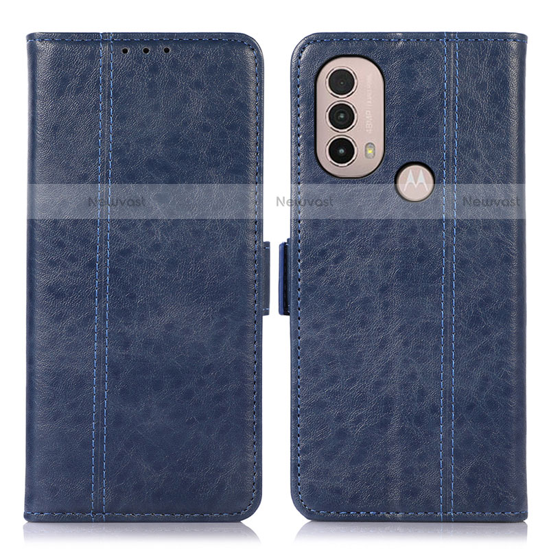 Leather Case Stands Flip Cover Holder D11Y for Motorola Moto E30