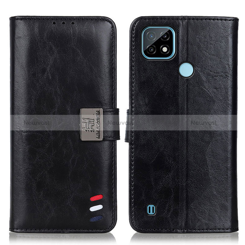 Leather Case Stands Flip Cover Holder D11Y for Realme C21