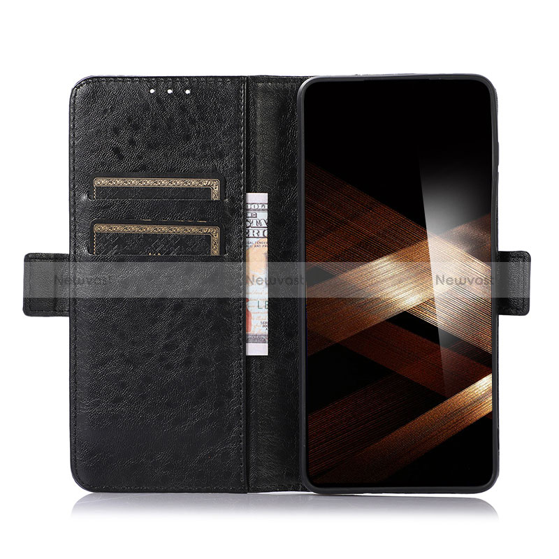 Leather Case Stands Flip Cover Holder D11Y for Samsung Galaxy S24 5G