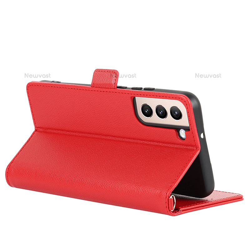 Leather Case Stands Flip Cover Holder D12T for Samsung Galaxy S23 5G