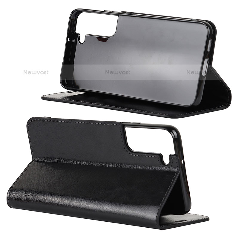 Leather Case Stands Flip Cover Holder D13T for Samsung Galaxy S23 5G