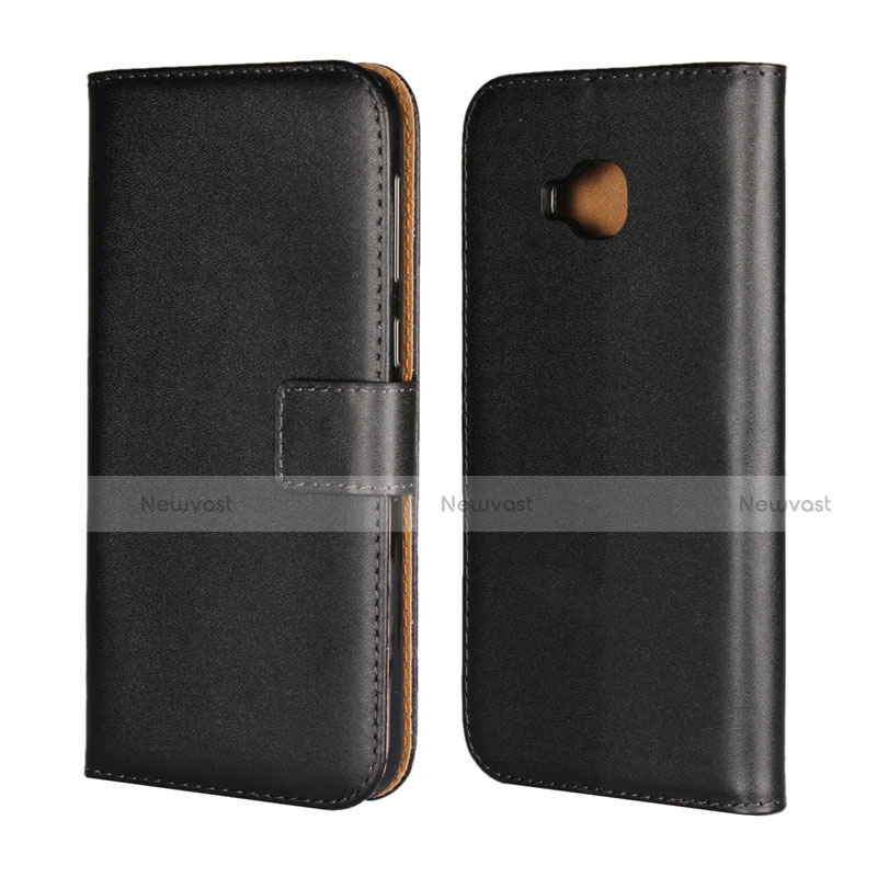 Leather Case Stands Flip Cover Holder for Asus Zenfone 4 Selfie Pro Black