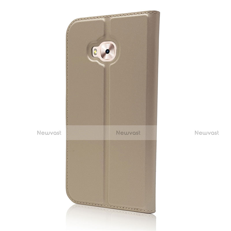 Leather Case Stands Flip Cover Holder for Asus Zenfone 4 Selfie ZD553KL