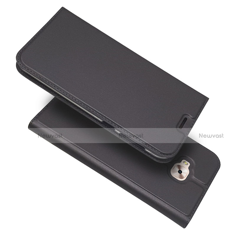 Leather Case Stands Flip Cover Holder for Asus Zenfone 4 Selfie ZD553KL