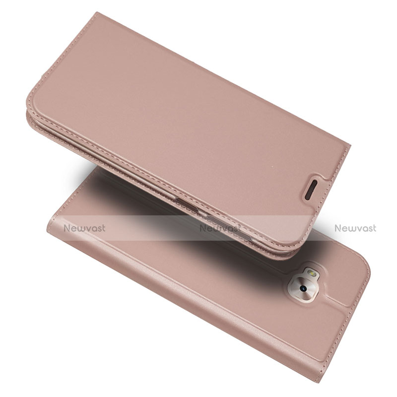 Leather Case Stands Flip Cover Holder for Asus Zenfone 4 Selfie ZD553KL