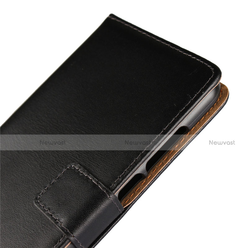 Leather Case Stands Flip Cover Holder for Asus Zenfone 4 ZE554KL Black