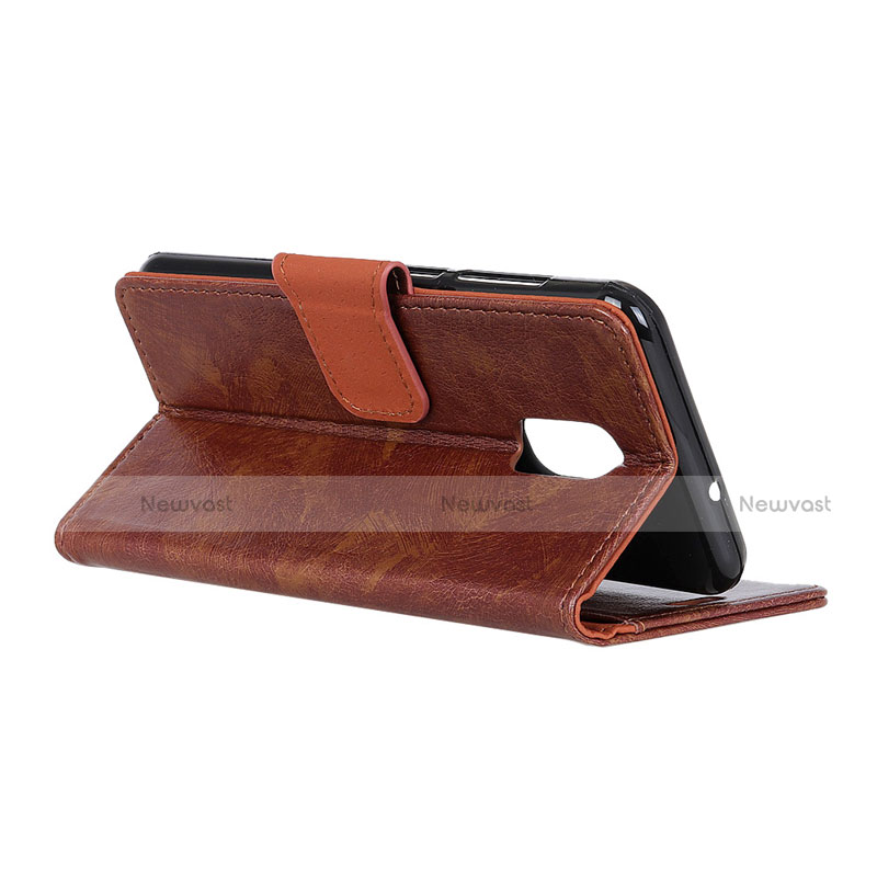 Leather Case Stands Flip Cover Holder for Asus ZenFone V Live