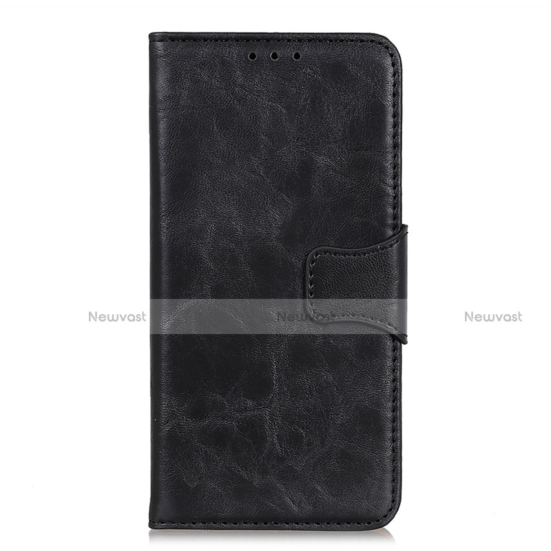 Leather Case Stands Flip Cover Holder for Huawei Honor 30S Black