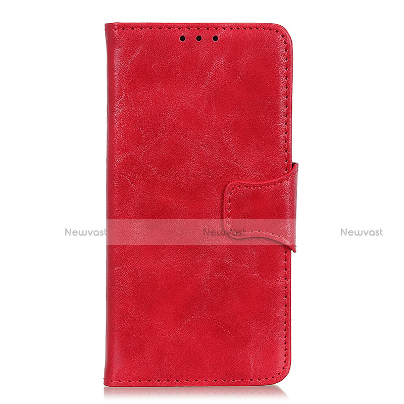 Leather Case Stands Flip Cover Holder for Huawei Honor 30S Red