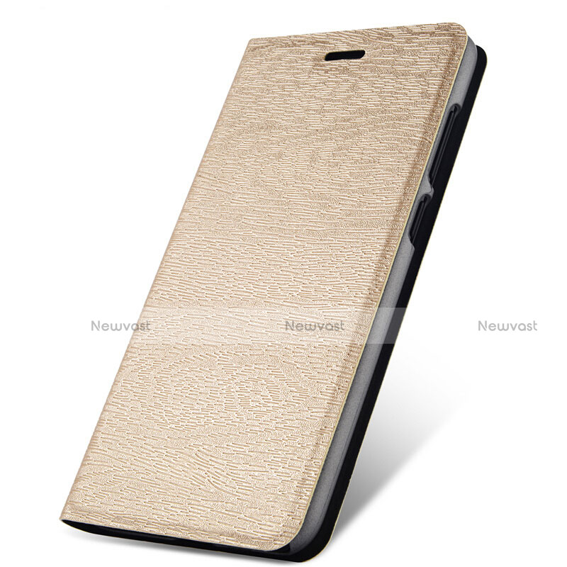 Leather Case Stands Flip Cover Holder for Huawei Honor 9 Lite Gold