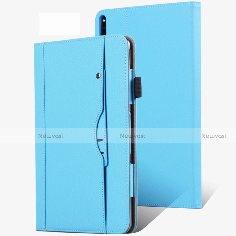 Leather Case Stands Flip Cover Holder for Huawei MatePad Pro 5G 10.8 Sky Blue