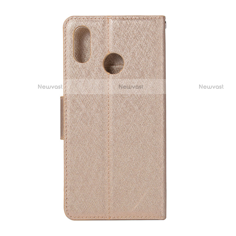 Leather Case Stands Flip Cover Holder for Huawei P20 Lite