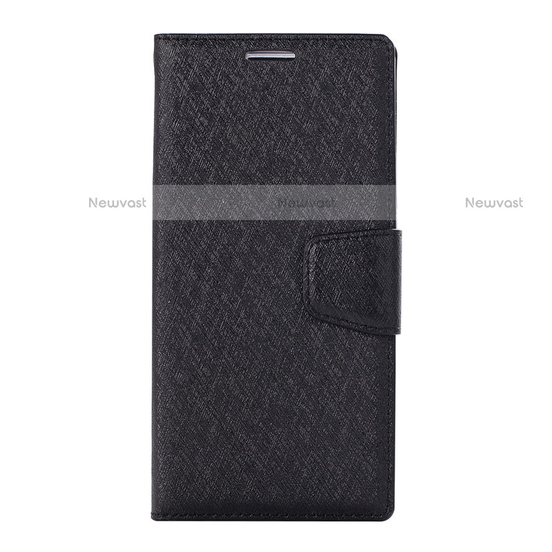 Leather Case Stands Flip Cover Holder for Huawei P20 Lite Black