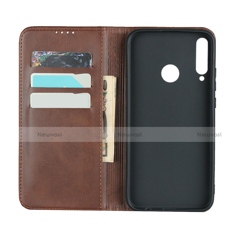 Leather Case Stands Flip Cover Holder for Huawei P40 Lite E