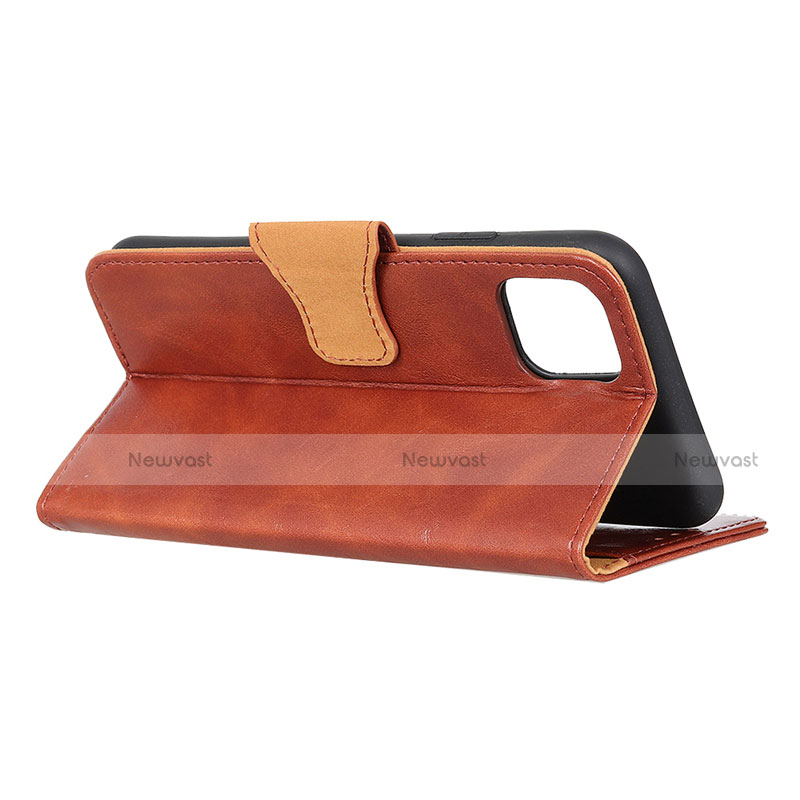 Leather Case Stands Flip Cover Holder for Huawei Y5p