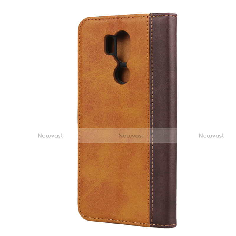 Leather Case Stands Flip Cover Holder for LG G7