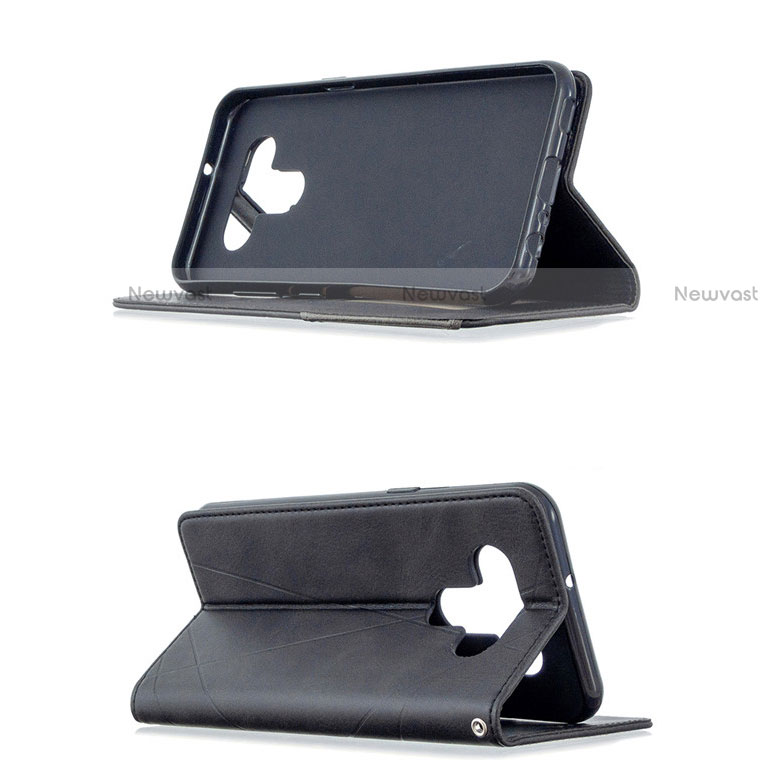 Leather Case Stands Flip Cover Holder for LG K51