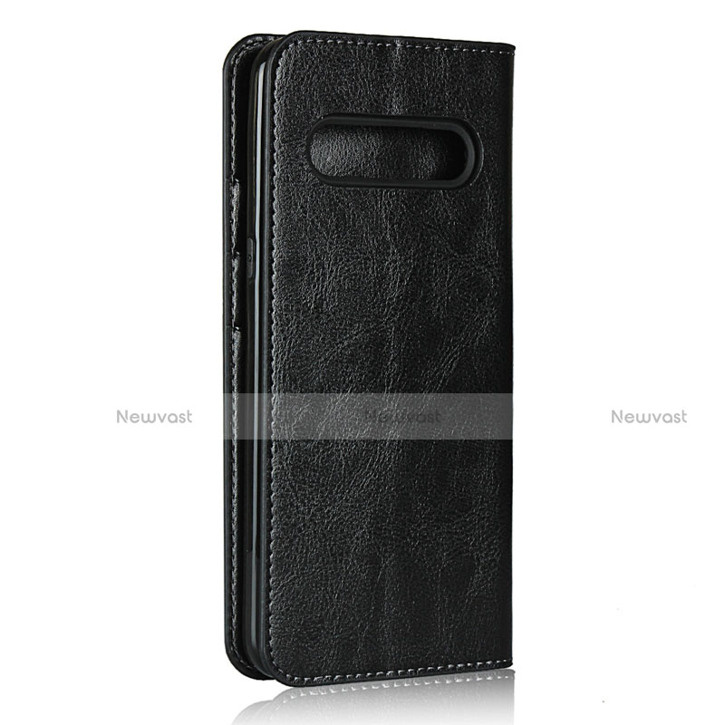 Leather Case Stands Flip Cover Holder for LG V60 ThinQ 5G