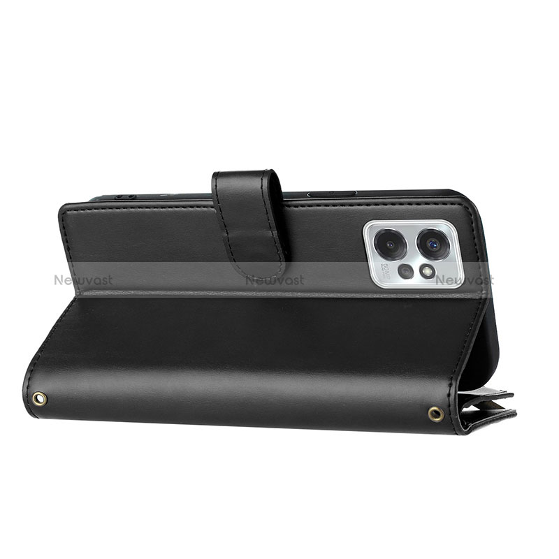 Leather Case Stands Flip Cover Holder for Motorola Moto G Power 5G (2023)