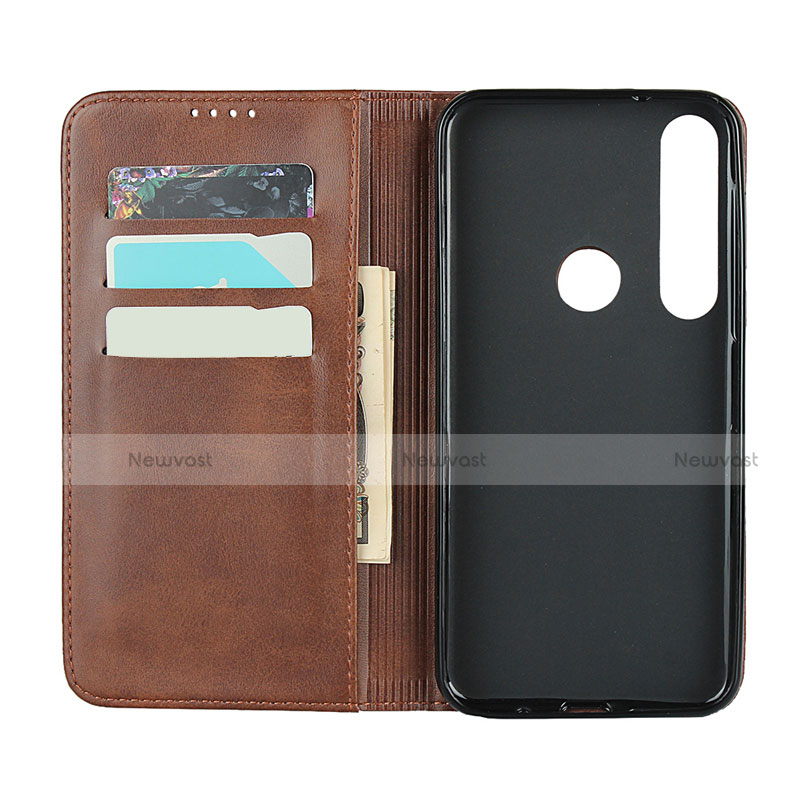 Leather Case Stands Flip Cover Holder for Motorola Moto G8 Plus